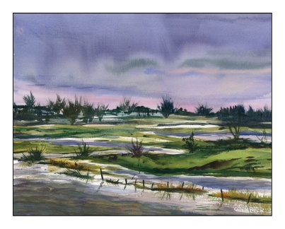 Incoming Storm - Watercolor - 7-27-2020 (3 of 3)